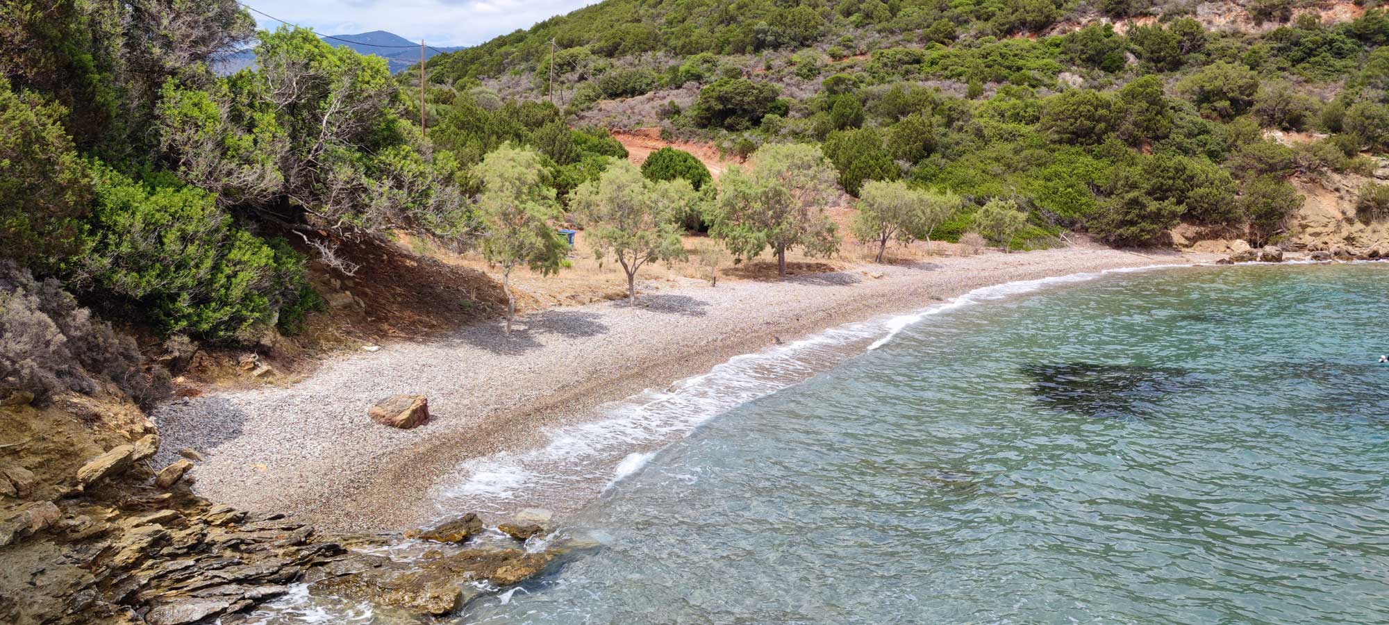 Παραλία Άσπρα Χαλίκια (Παπαγιάνναινας Λάκκα) - White Gravel Beach